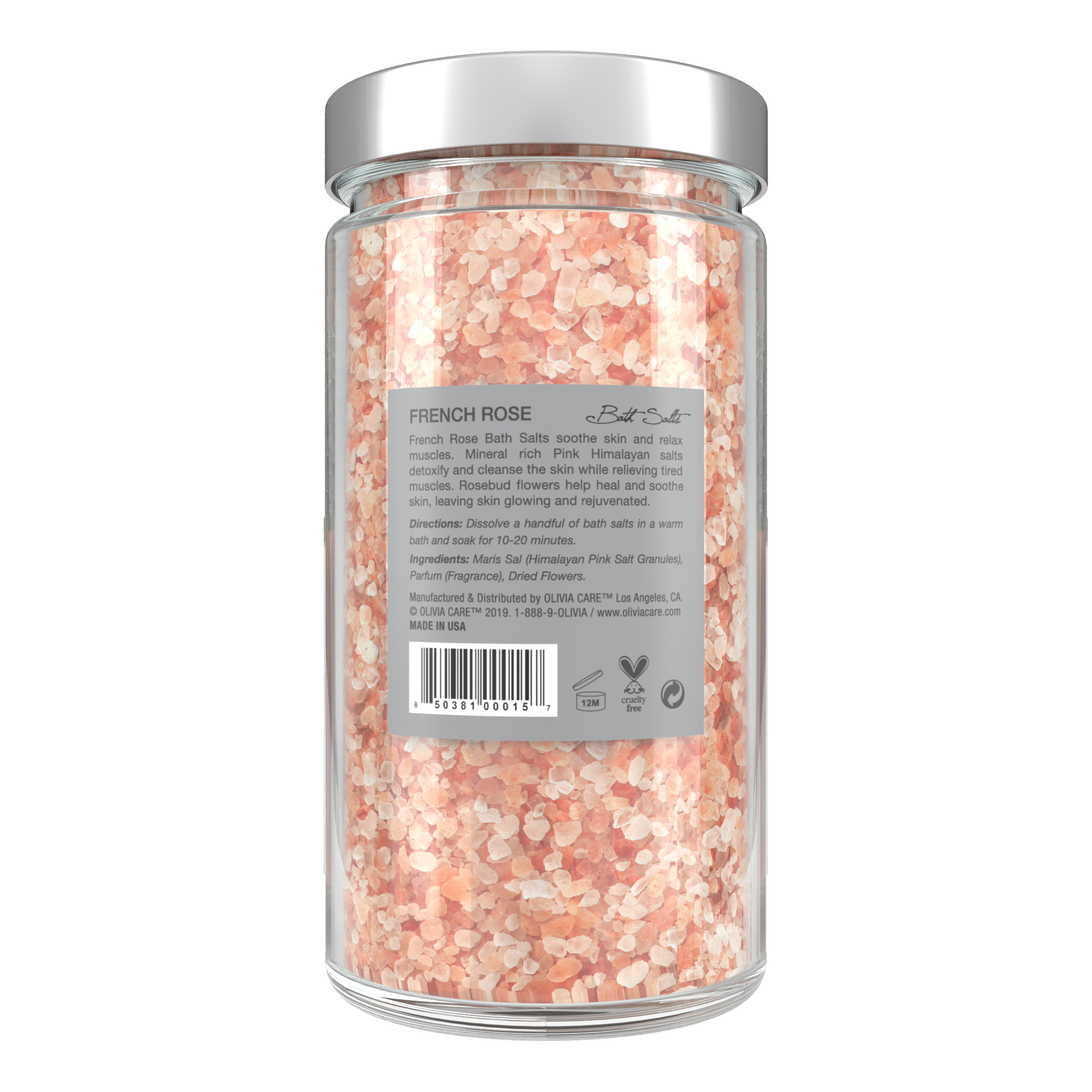 French Rose Bath Salts