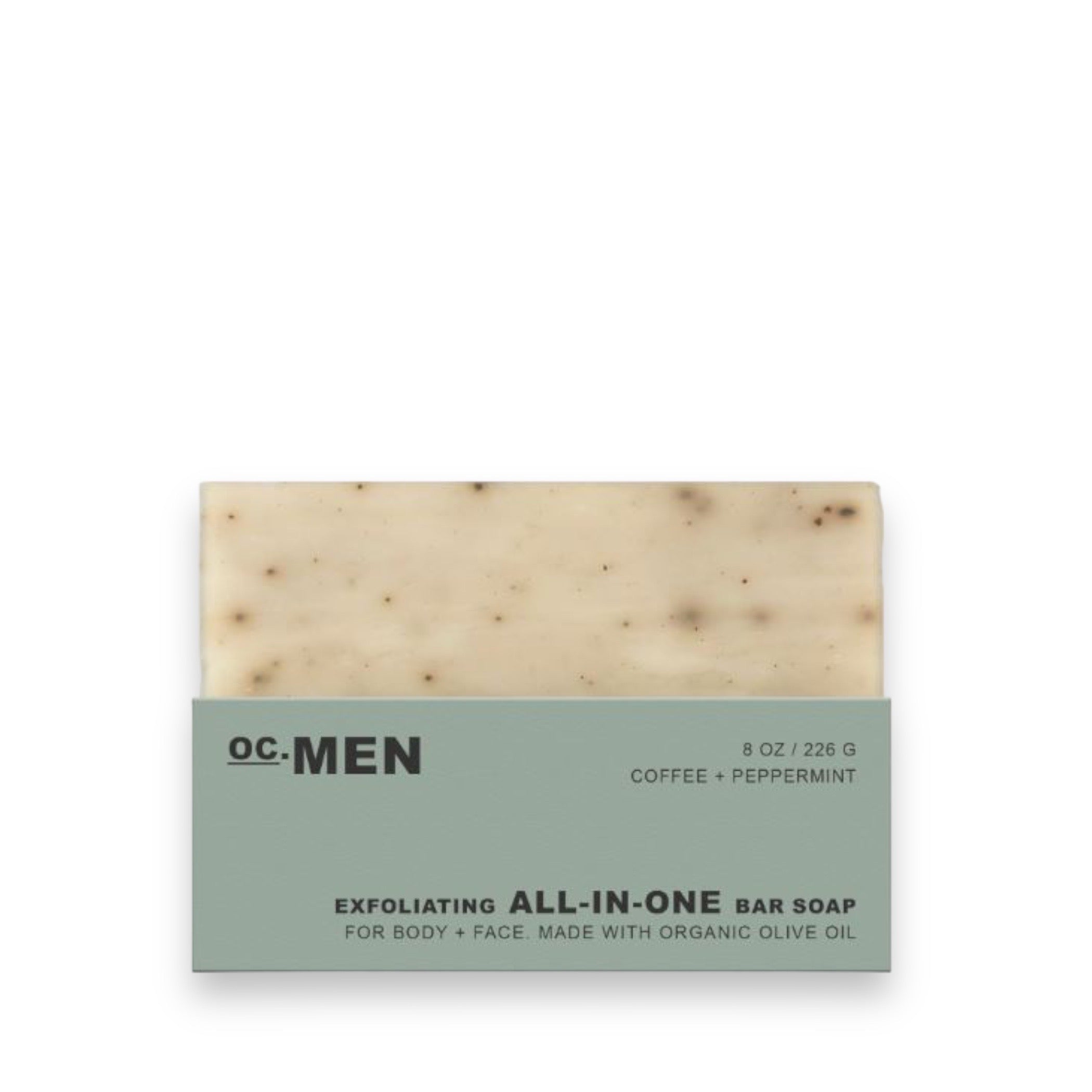 Mens Skin Care Natural Men's Soap Bar by OC Men Exfoliating Soap