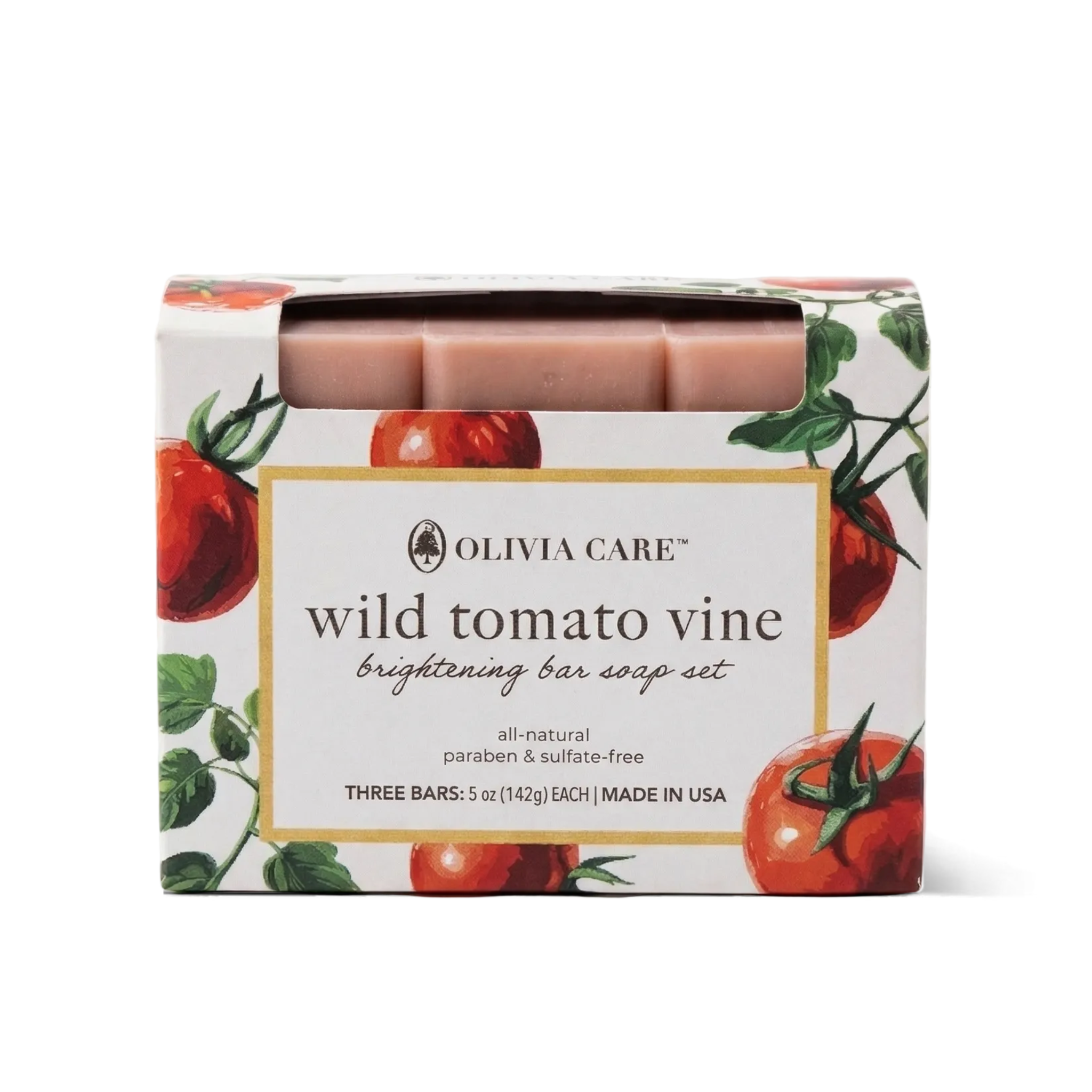 Wild Tomato Vine Brightening Bar Soap - Set of 3