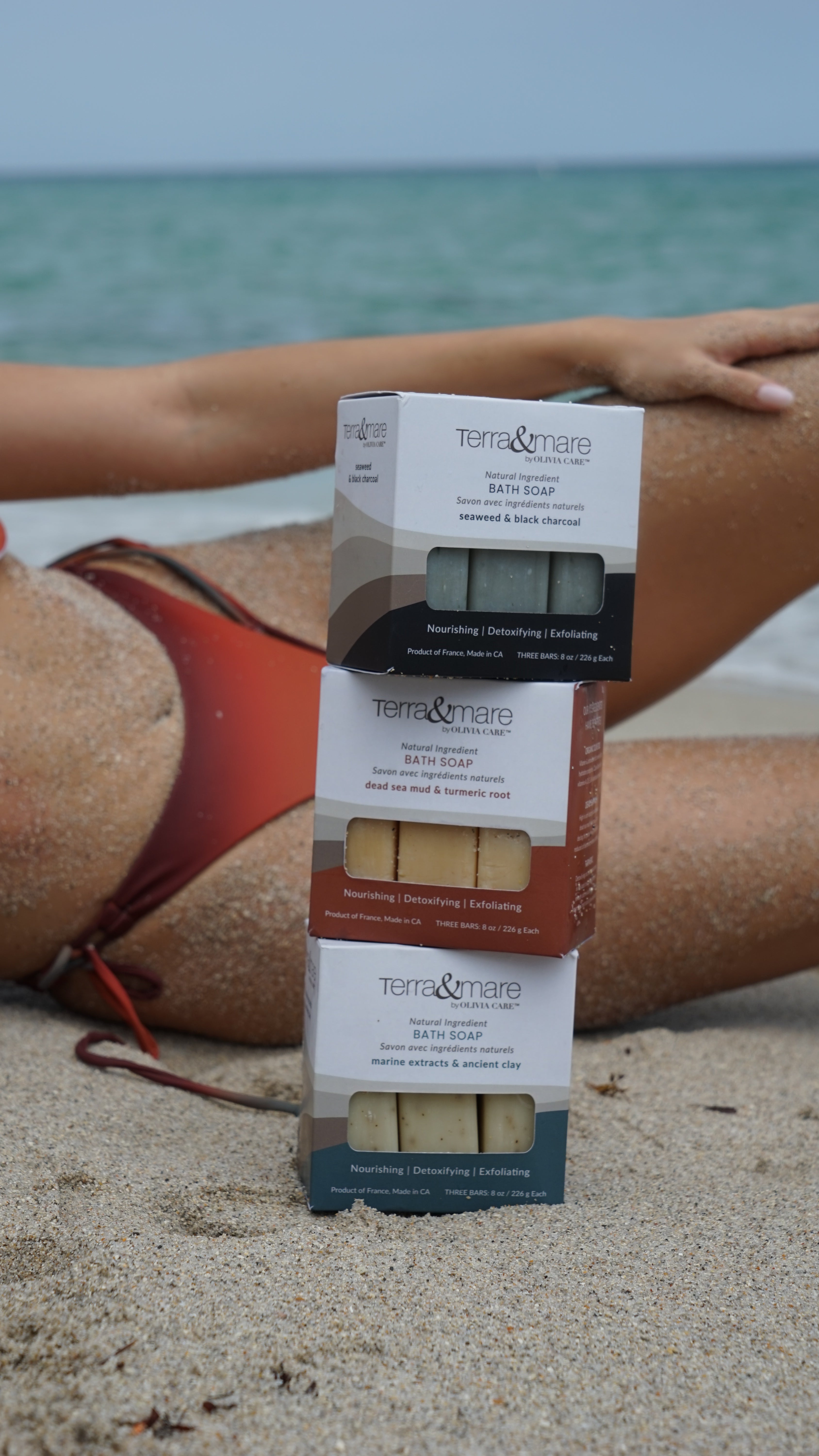 Seaweed & Black Charcoal - 3pc Bath Soap