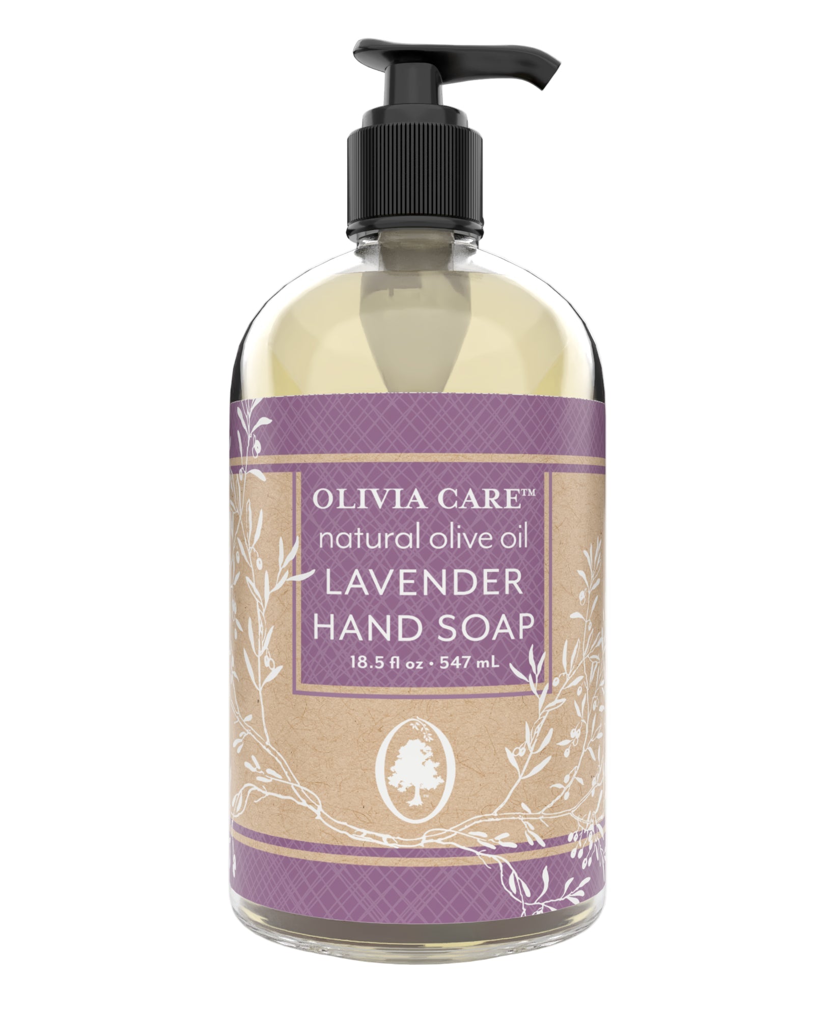 Natural Olive Oil Lavender Liquid Hand Soap