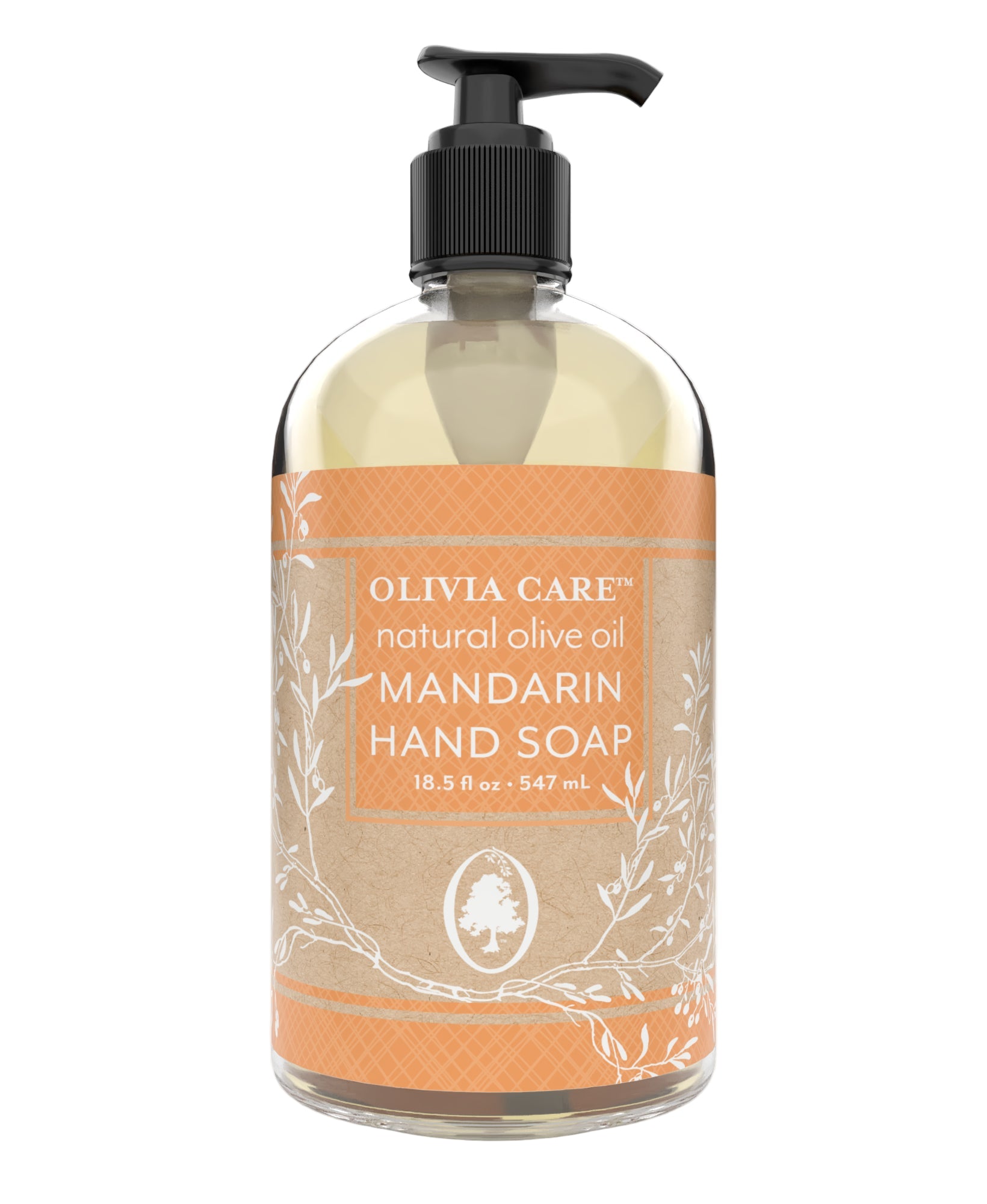 Natural Olive Oil Mandarin Liquid Hand Soap