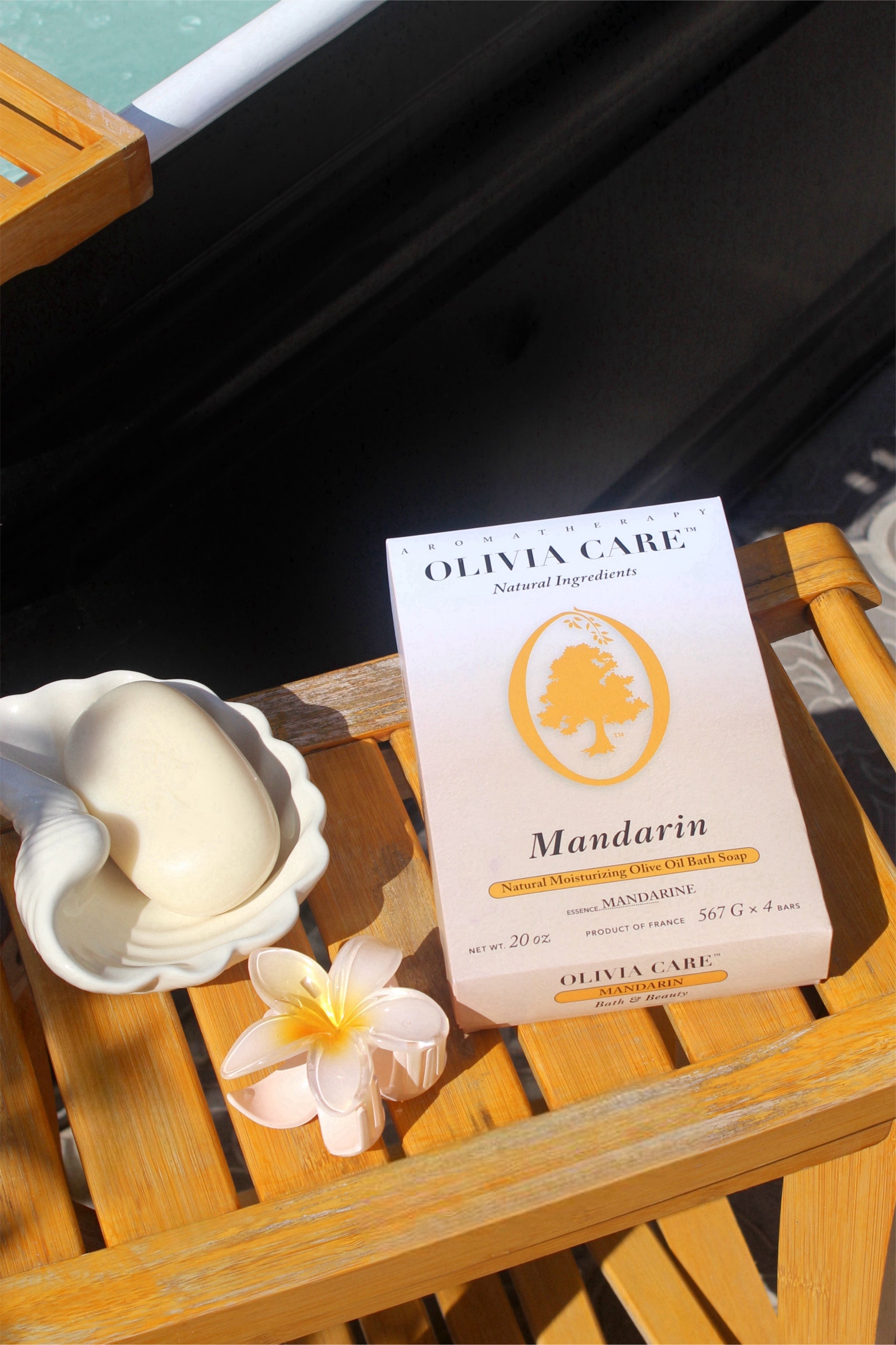 O Line Organic Mandarin Soap - Set of 4