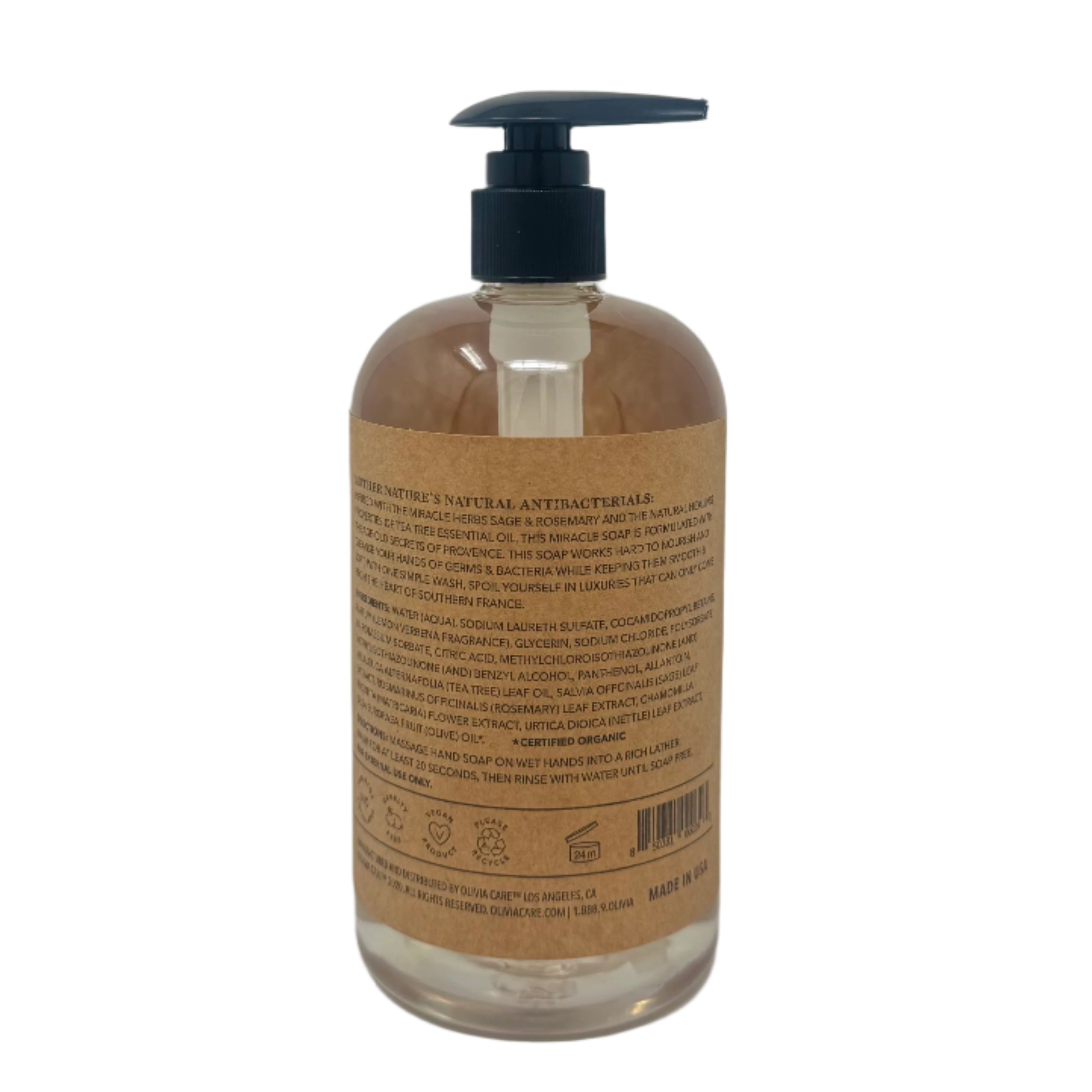 Lemon Verbena Antibacterial Liquid Hand Soap