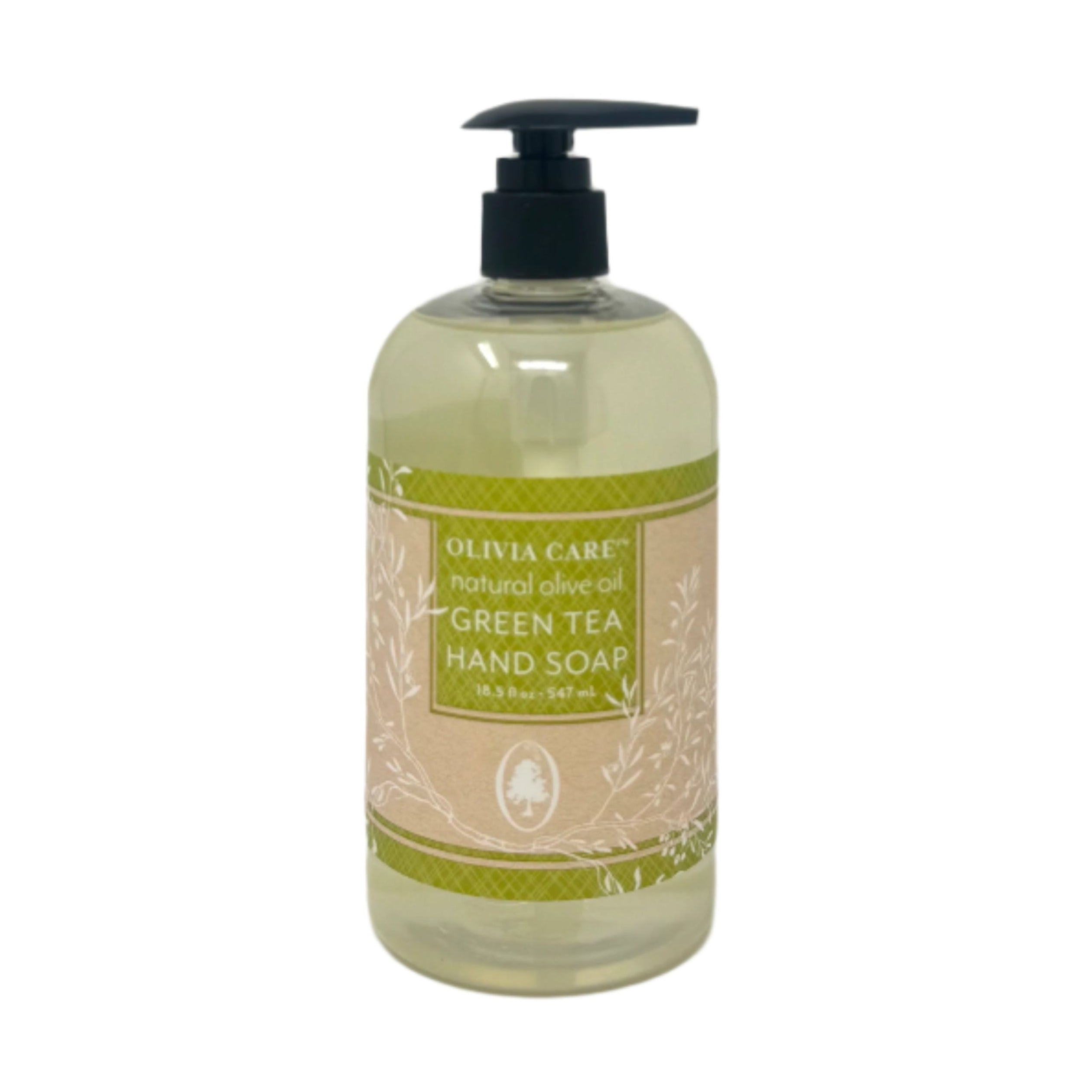 Natural Olive Oil Green Tea Liquid Hand Soap