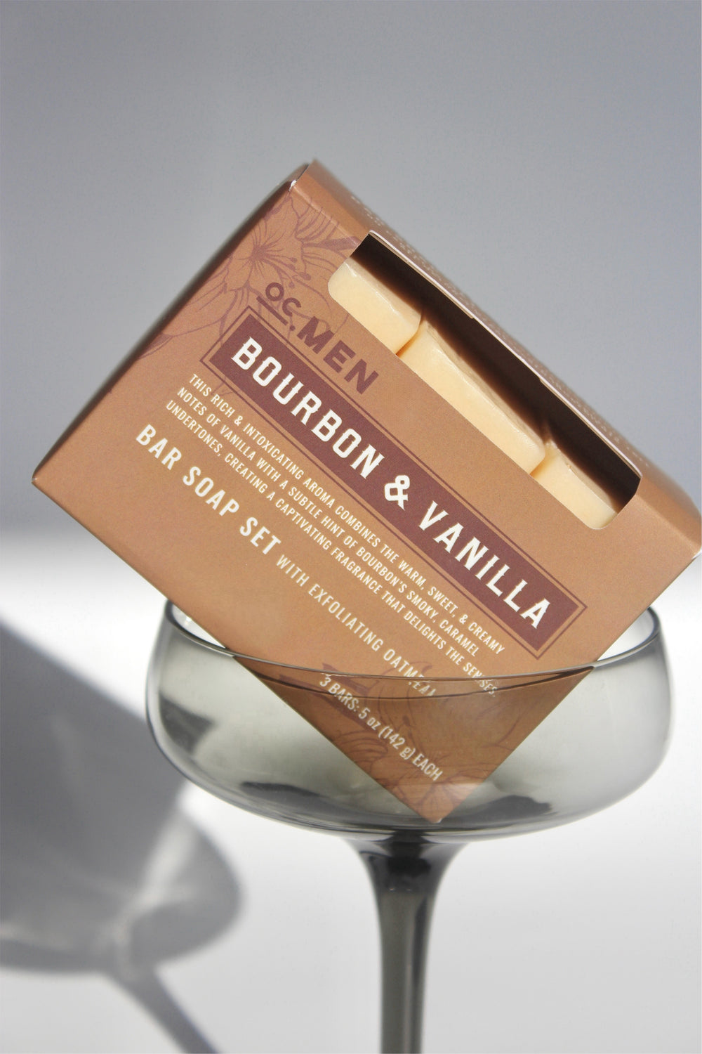 Bourbon & Vanilla Bar Soap - Set of 3 secondary