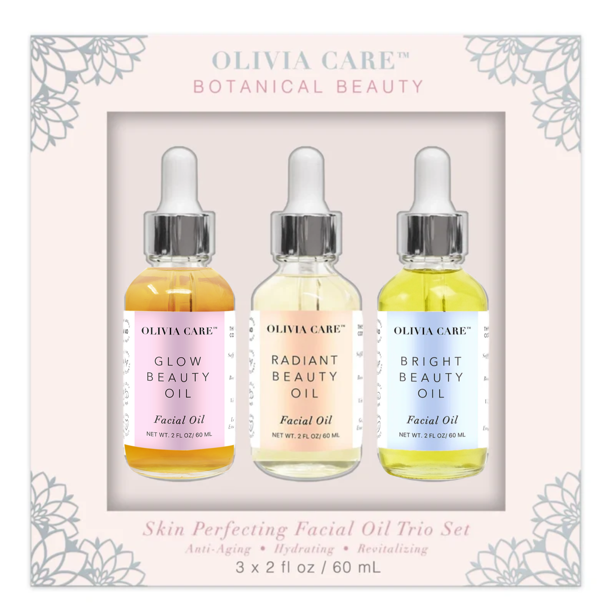 Botanical Beauty Facial Oil Trio Set