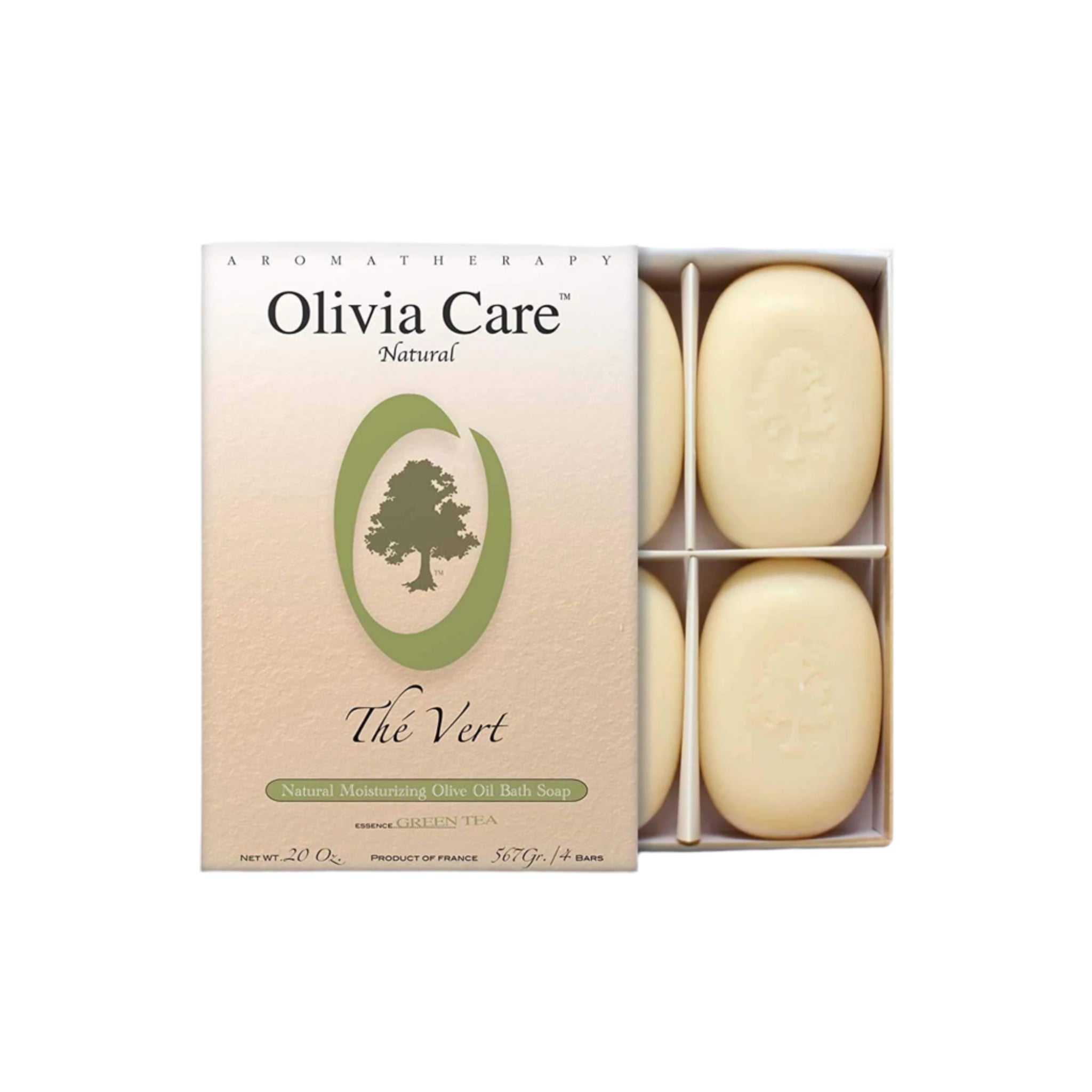 O Line Organic Green Tea Soap - Set of 4