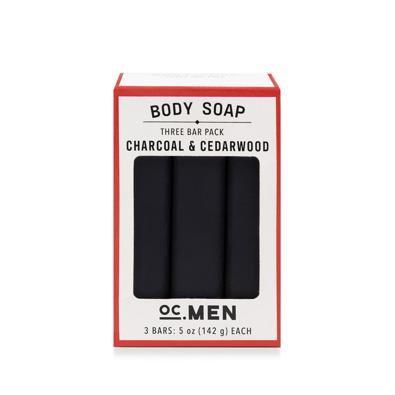 Olivia Care Charcoal Cedarwood Bar Soap Pack