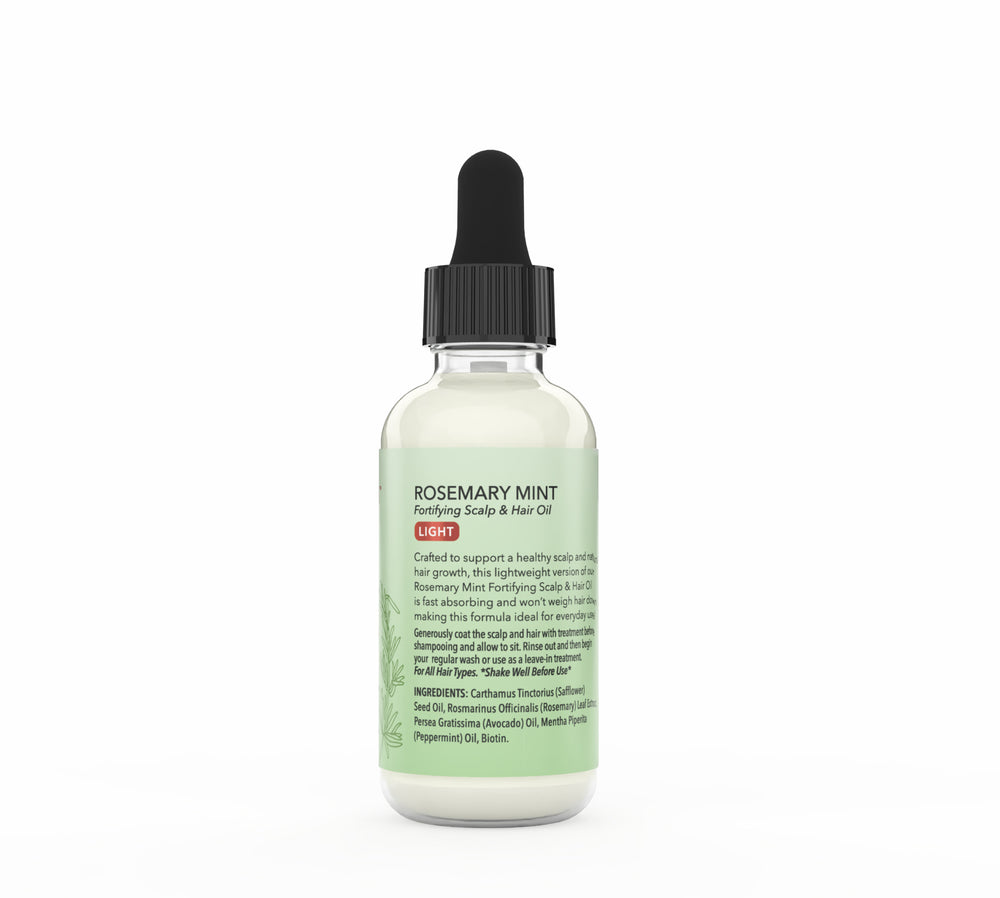 Rosemary Mint Fortifying Scalp & Hair Oil - Light secondary