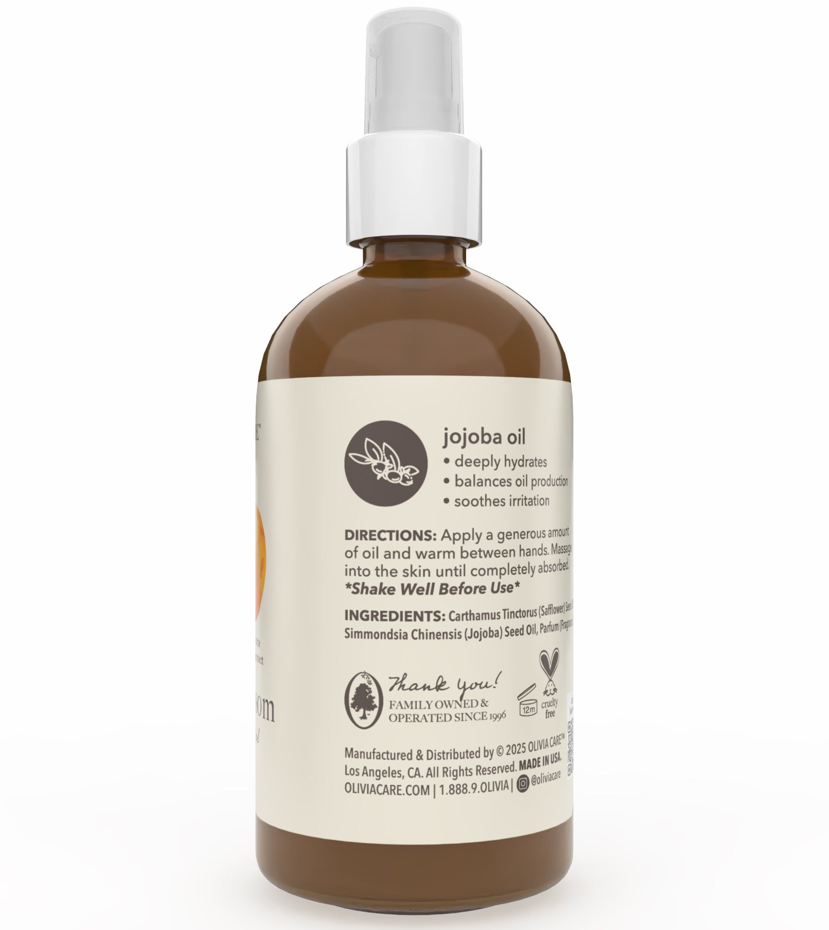 Orange Blossom Moisturizing Body Oil - 8 oz.