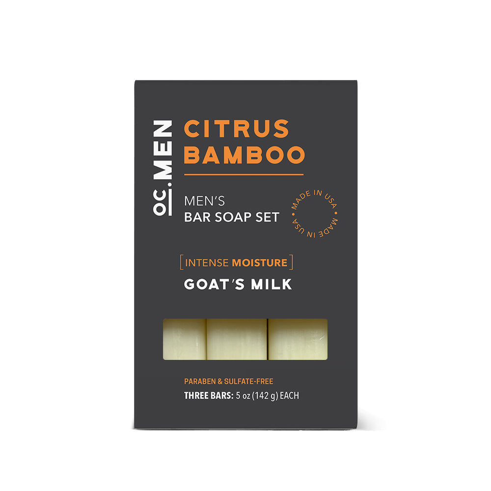 Citrus Bamboo Bar Soap - Set of 3