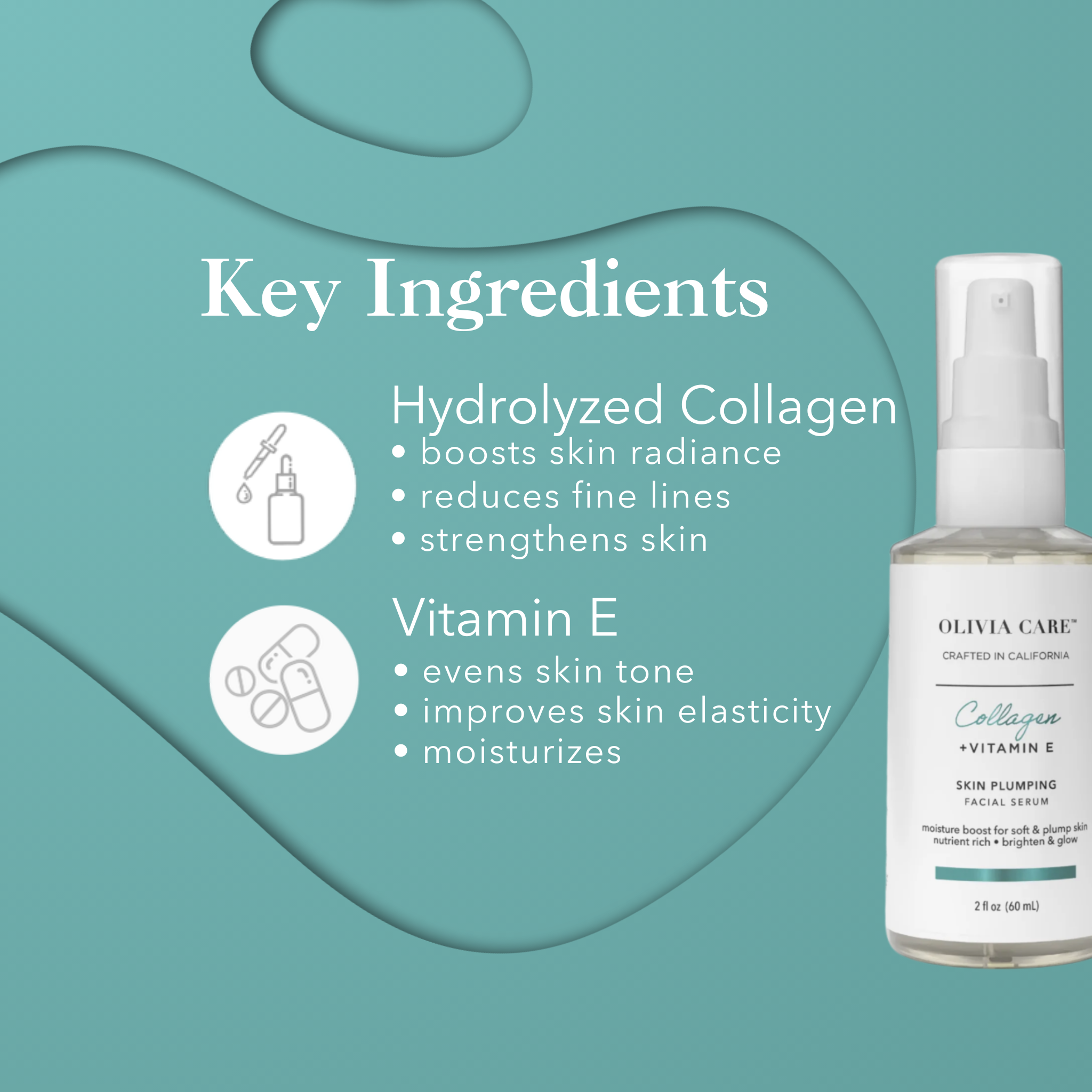 Collagen + Vitamin E Facial Serum