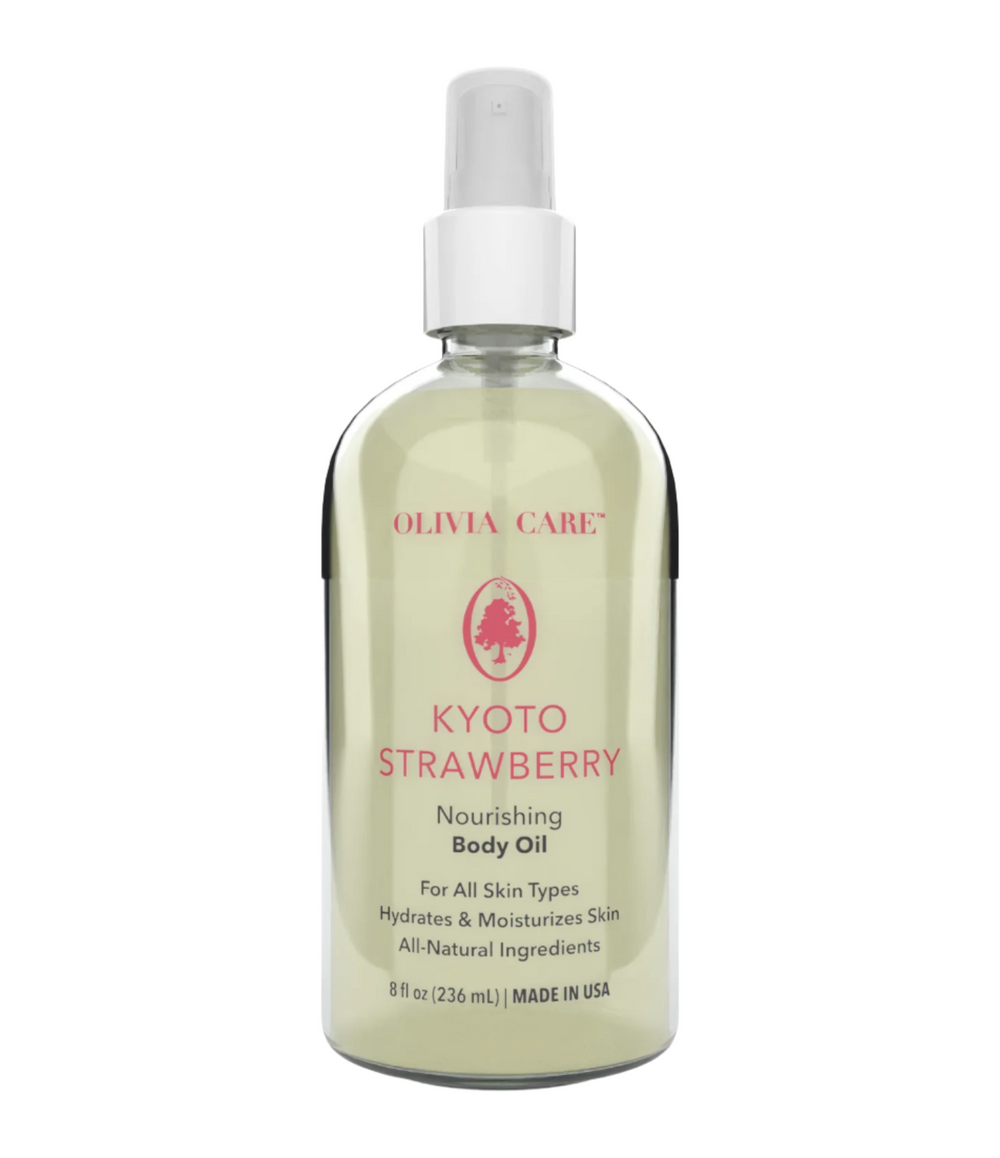 Kyoto Strawberry Nourishing Body Oil - 8 oz.