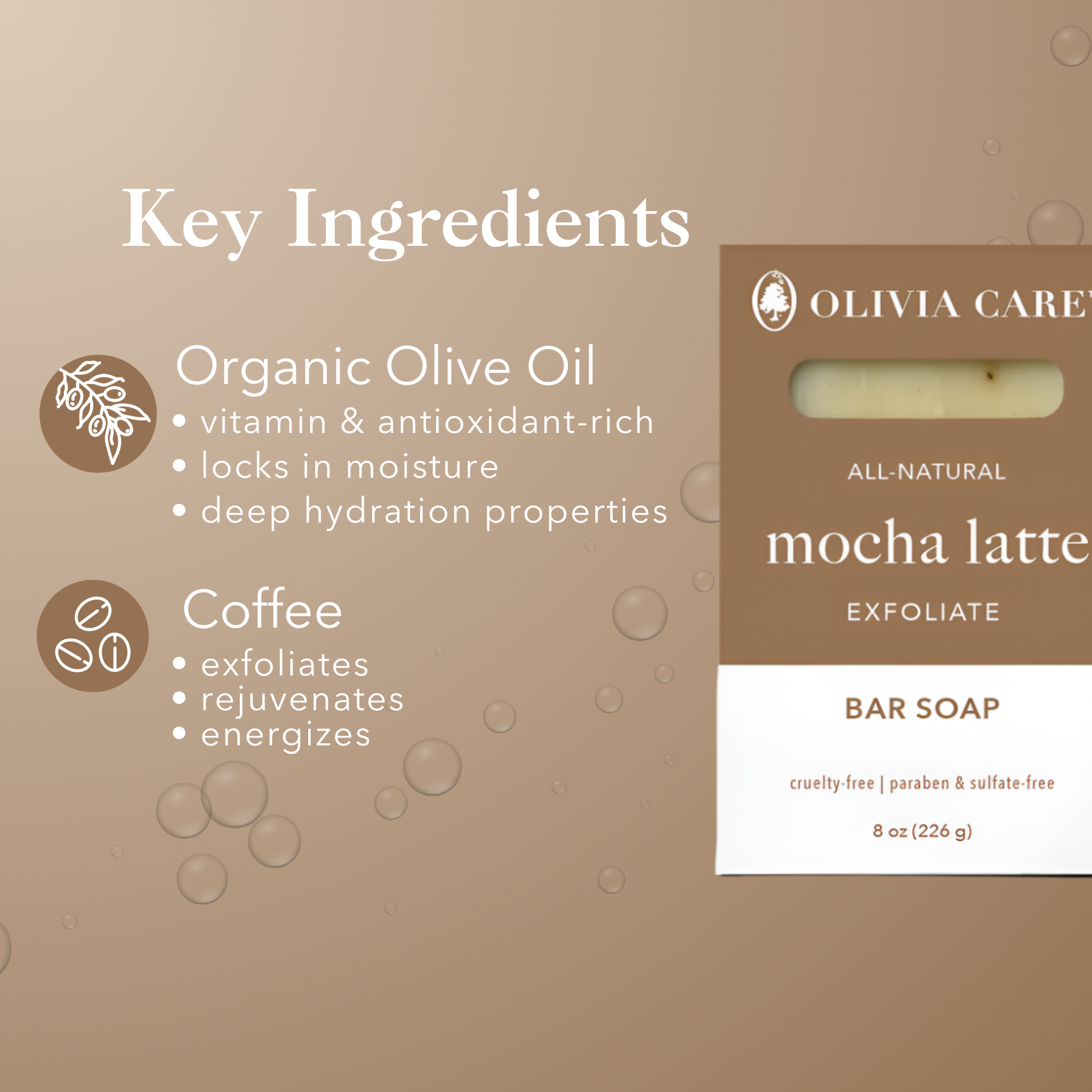 Mocha Latte Exfoliating Bar Soap