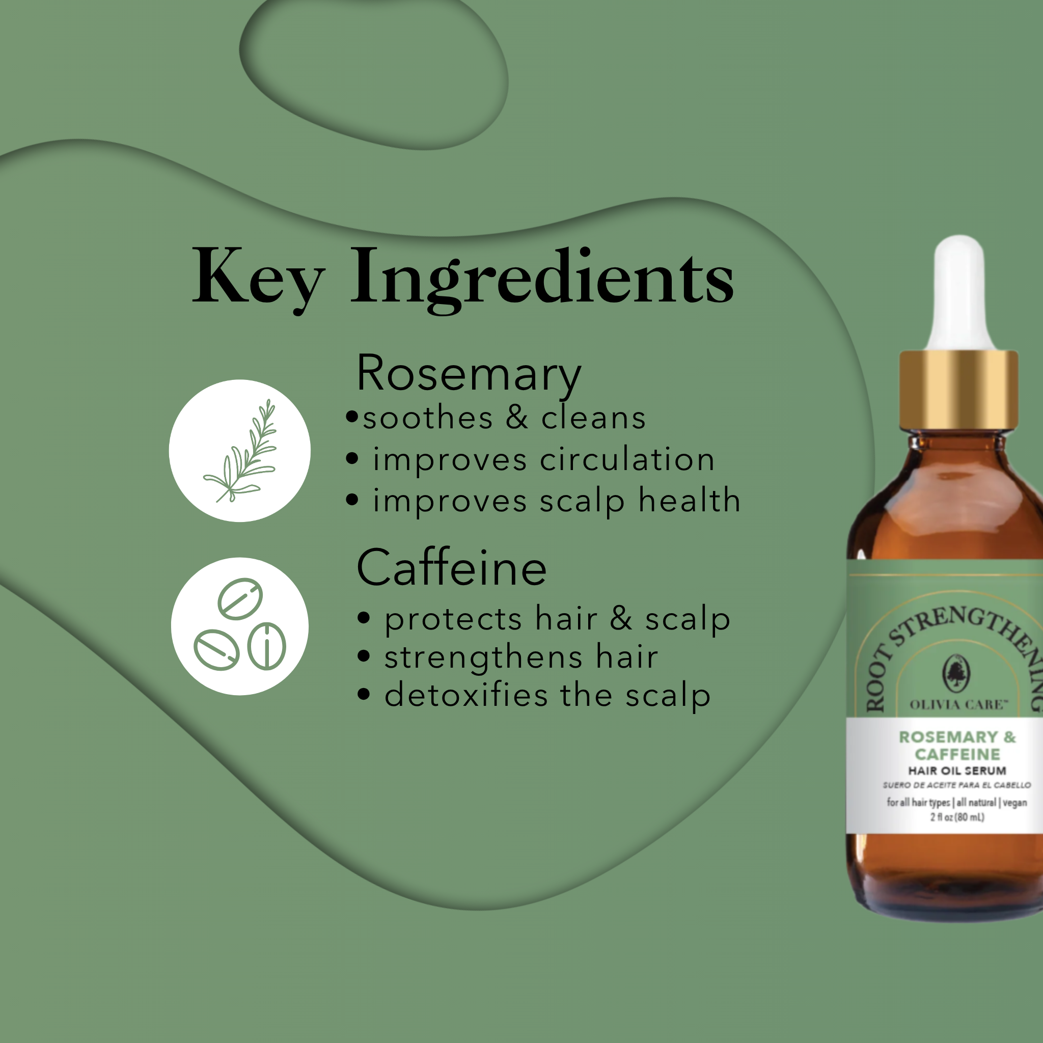 Rosemary & Caffeine Root Strengthening Hair Serum