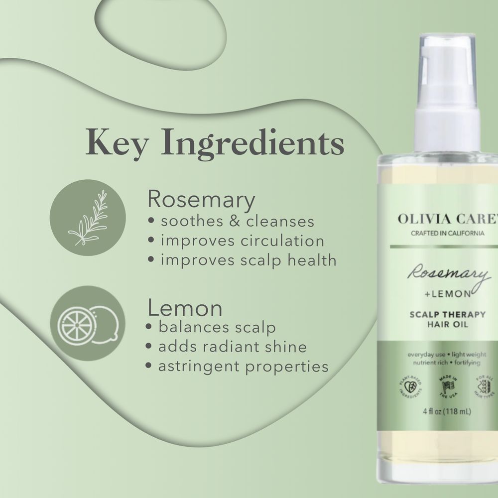 Rosemary + Lemon Oil Therapy Hair Oil secondary