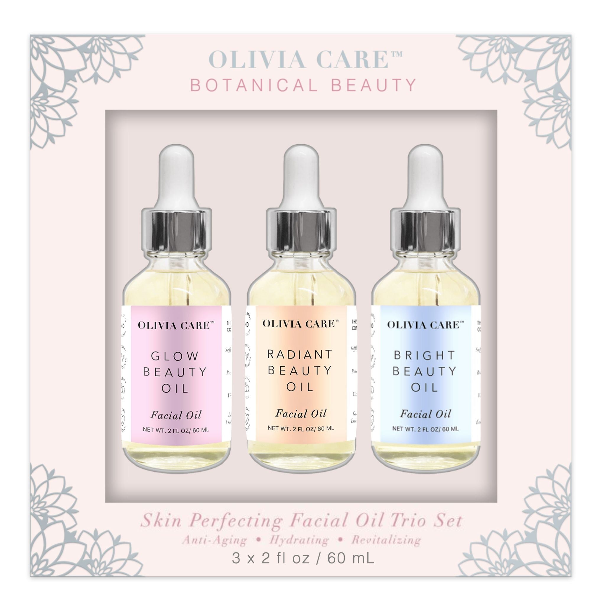 Botanical Beauty Facial Oil Trio Set