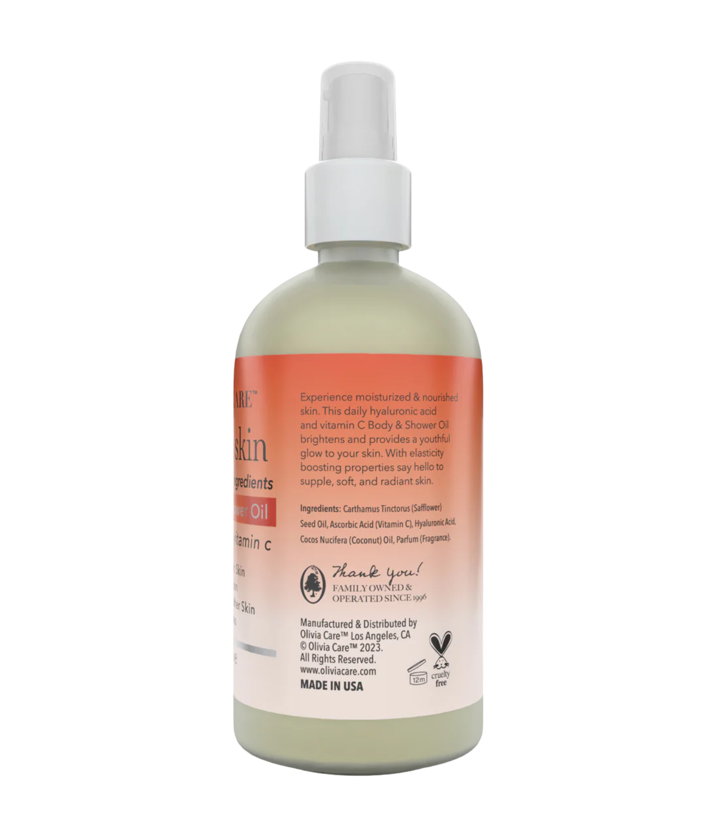 Flawless Skin Hyaluronic Acid + Vitamin C Daily Body & Shower Oil