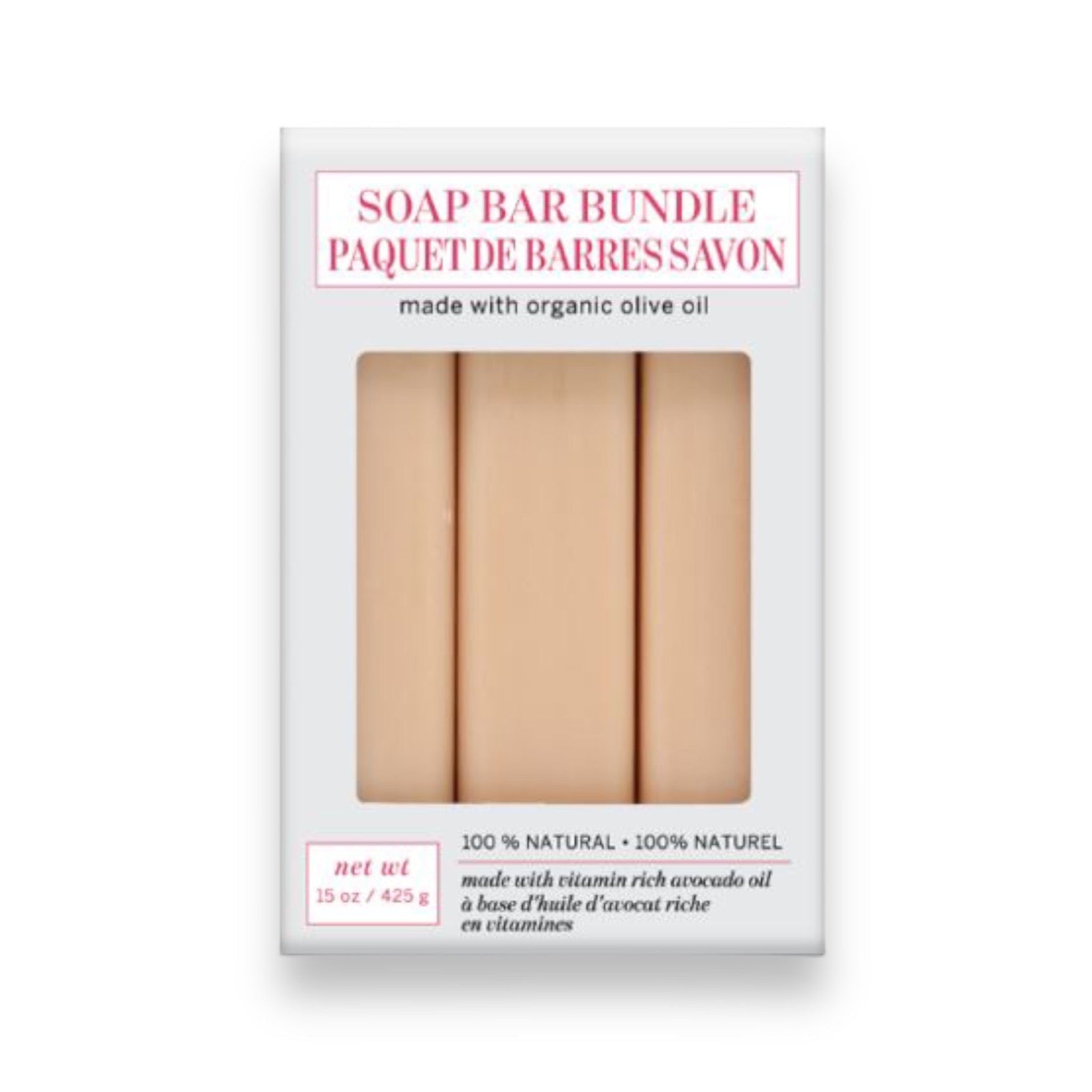 Grapefruit + Avocado Oil Bar Soap - Set of 3