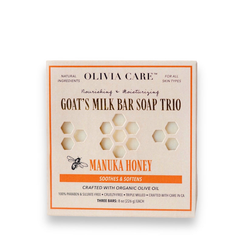 Goat's Milk + Manuka Honey Soap Trio