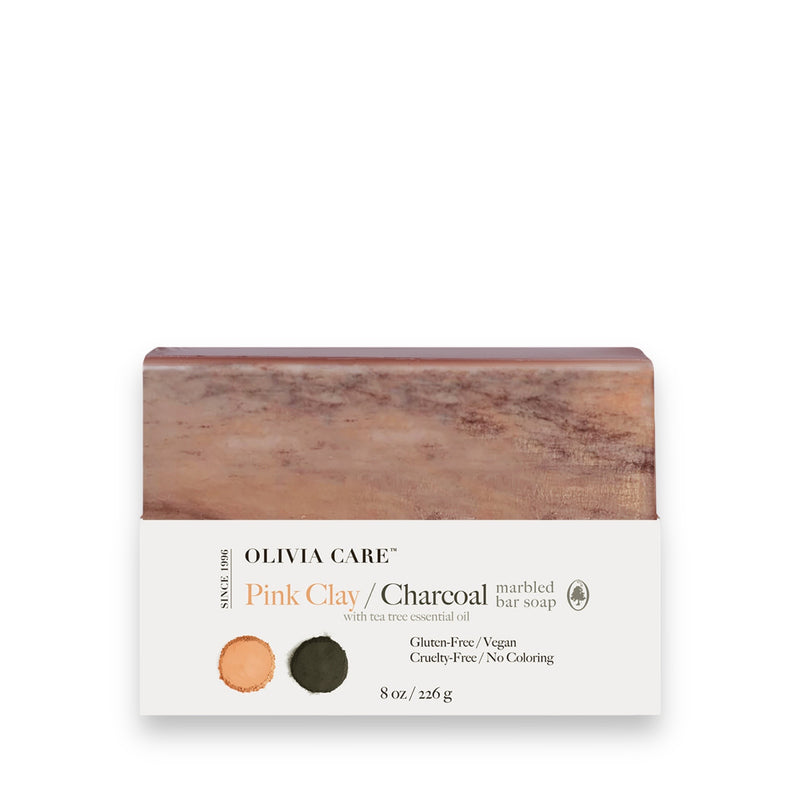 Pink Clay + Charcoal Bar Soap