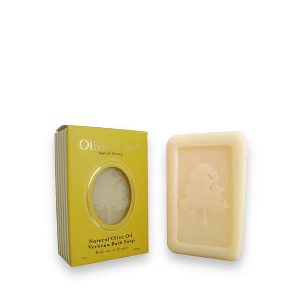 Olivia Care All Natural Olive Oil Bath Bar Soap Verbena - 8 Oz