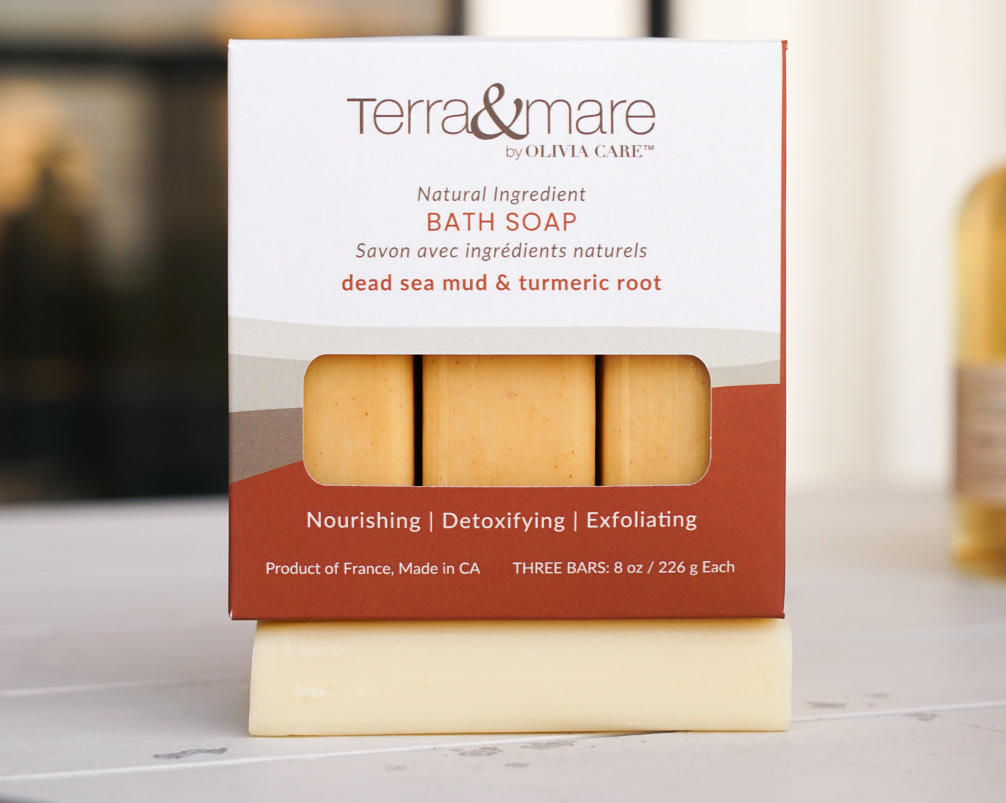 Dead Sea Mud & Turmeric Root - 3pc Bath Soap