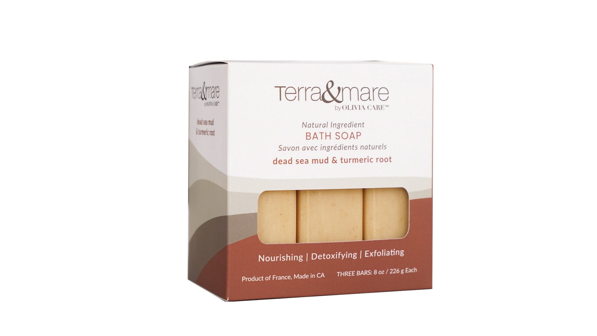 Dead Sea Mud & Turmeric Root - 3pc Bath Soap