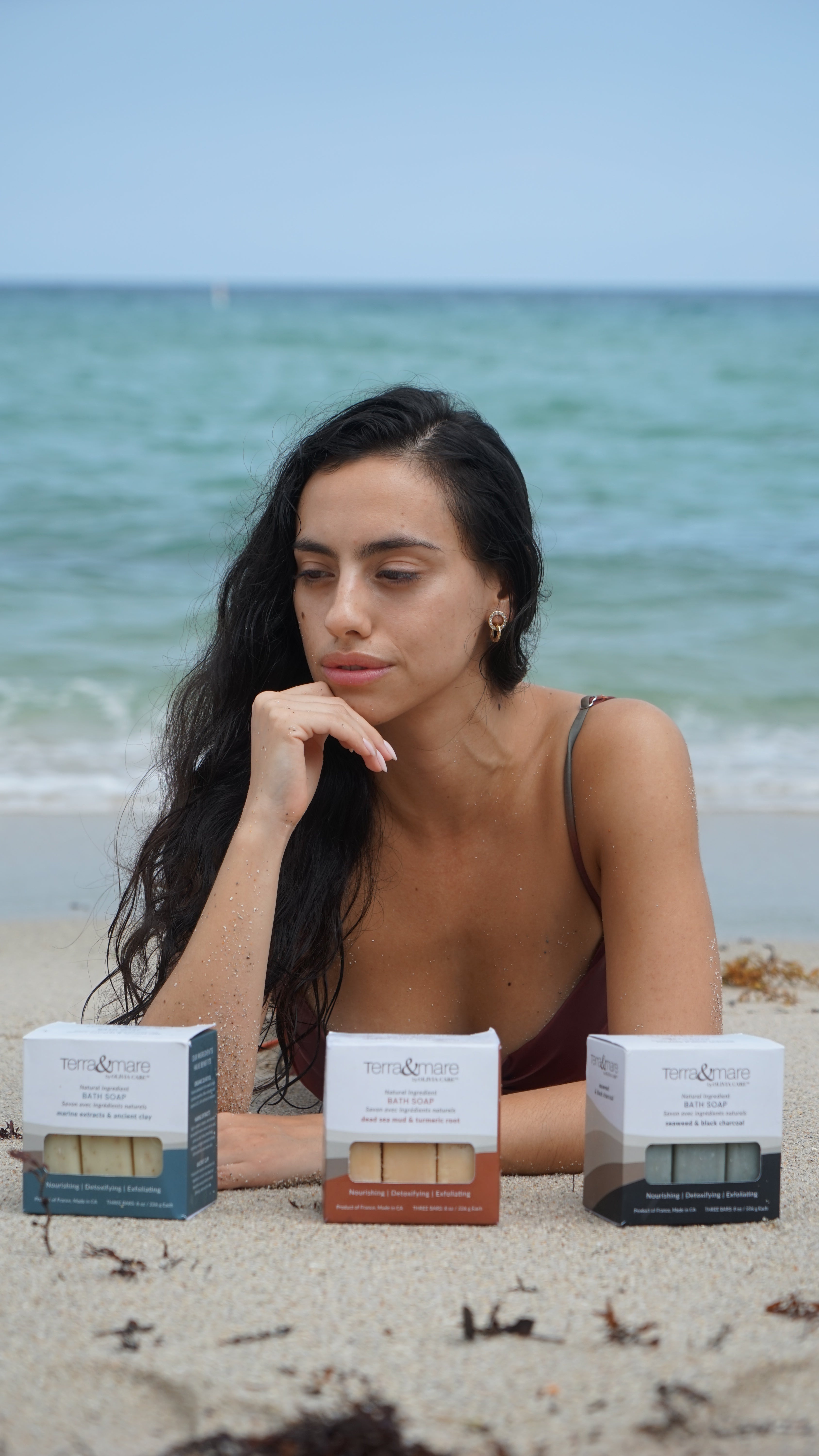 Seaweed & Black Charcoal - 3pc Bath Soap