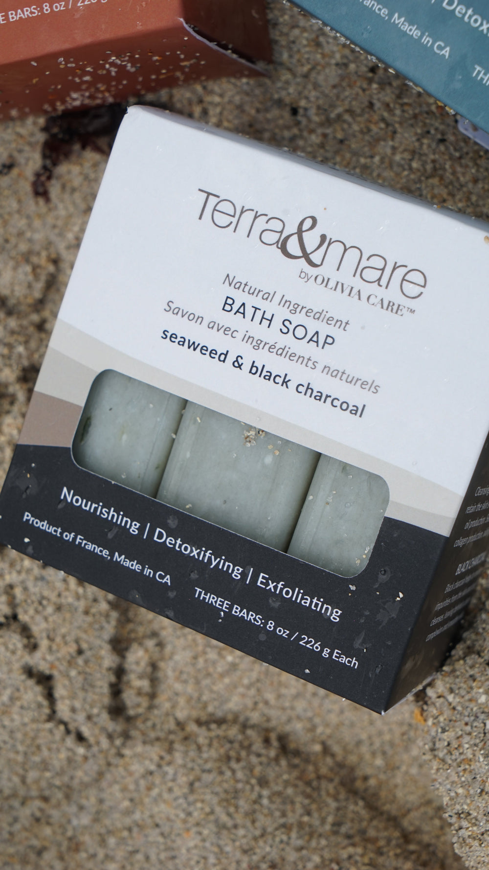 Seaweed & Black Charcoal - 3pc Bath Soap
