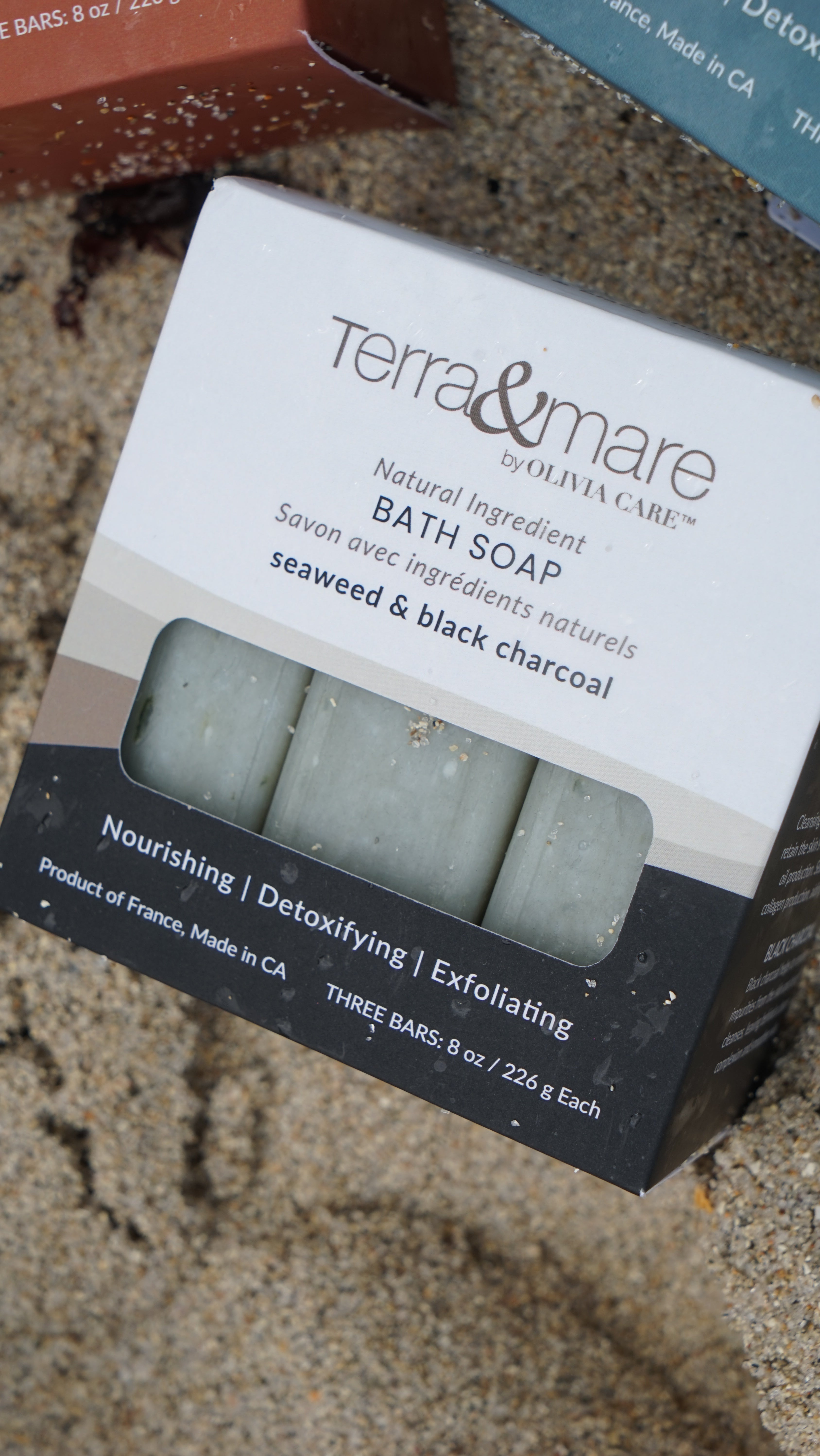 Seaweed & Black Charcoal - 3pc Bath Soap