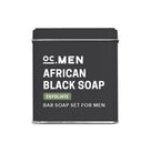 OC Men African Black Soap Bar Soap Tin