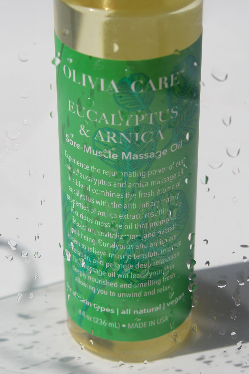 Eucalyptus & Arnica Sore Muscle Massage Oil secondary