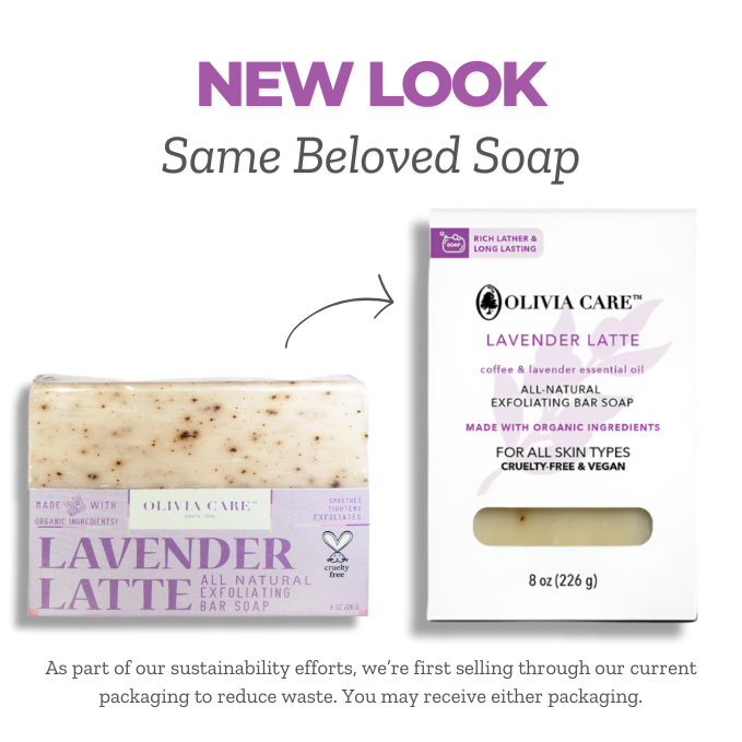 Lavender Latte Exfoliating White Bar Soap secondary