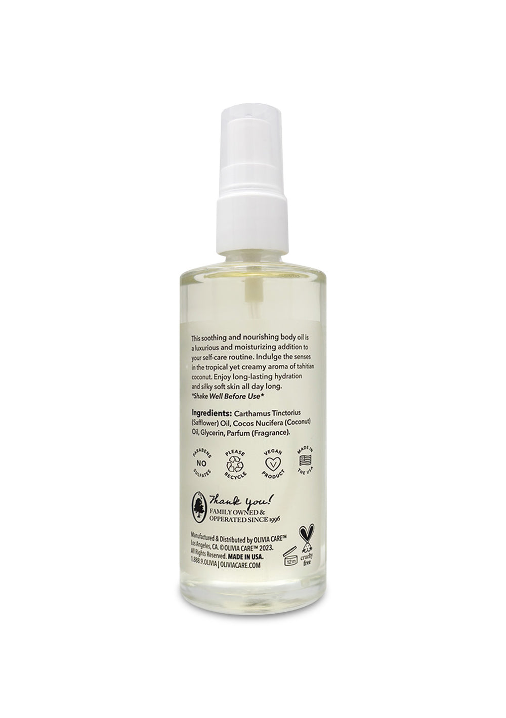 Tahitian Coconut Nourishing Body Oil secondary