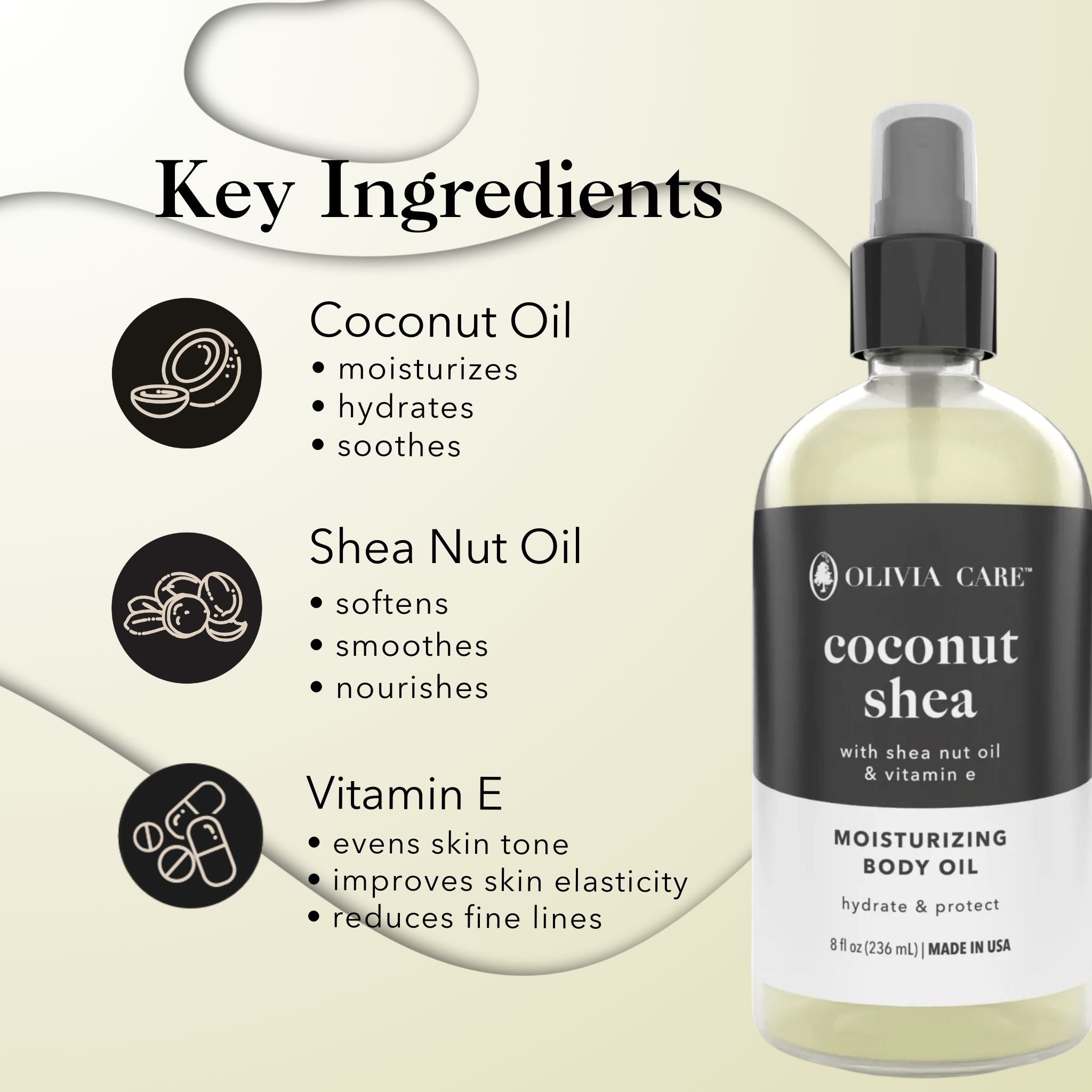 Coconut Shea Moisturizing Body Oil