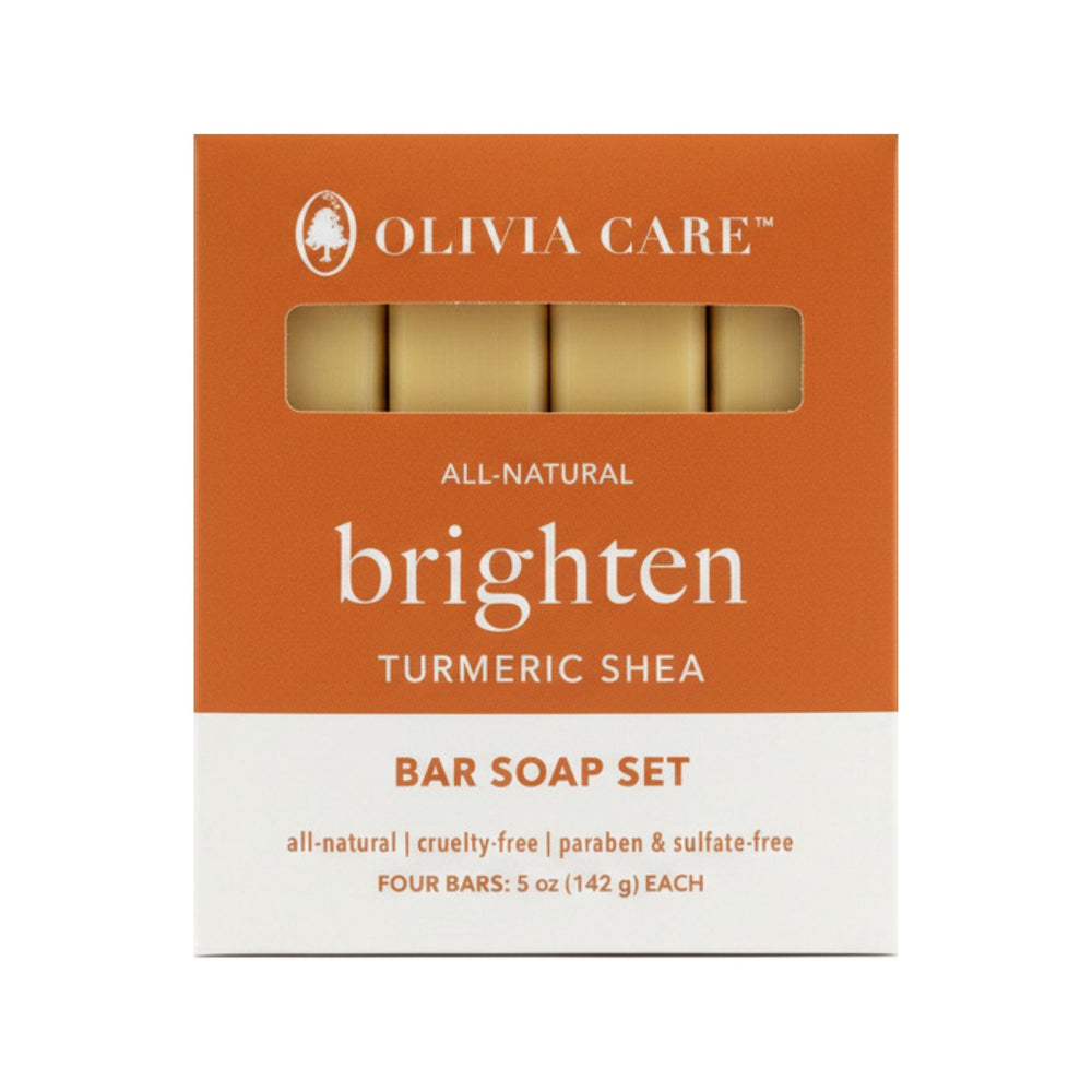 Brighten Turmeric Shea Bar Soap - Set of 4