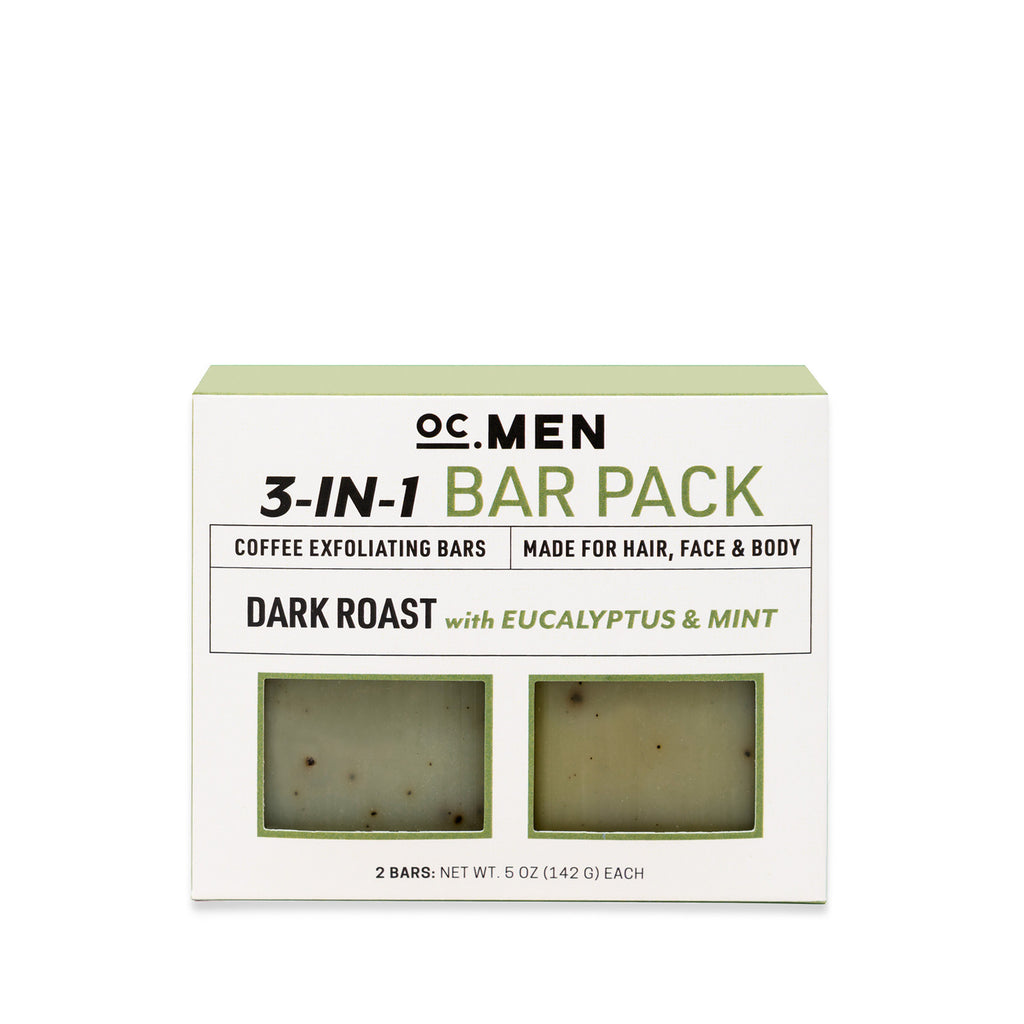 OC Men Eucalyptus Pine Relaxing Bar Soaps - Set of 3 - Save 33%