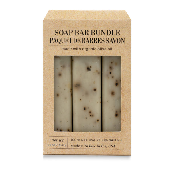 Oatmeal Shea Exfoliating Bar Soap - Set of 3
