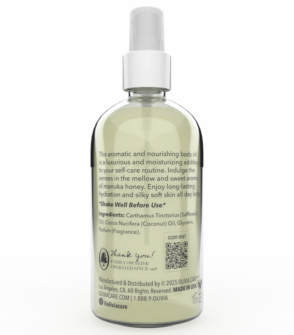 Manuka Honey Hydrating Body Oil - 8 oz. secondary