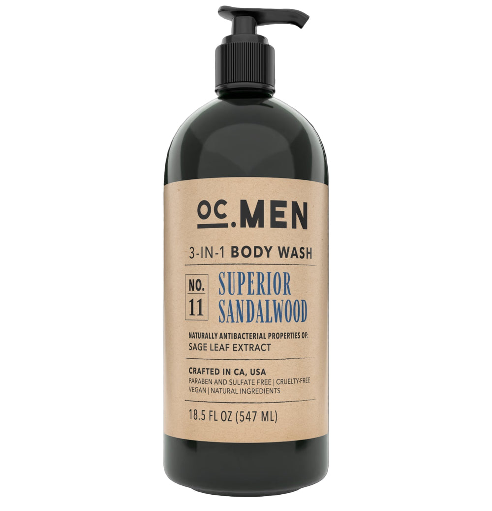 Superior Sandalwood 3-In-1 Body Wash