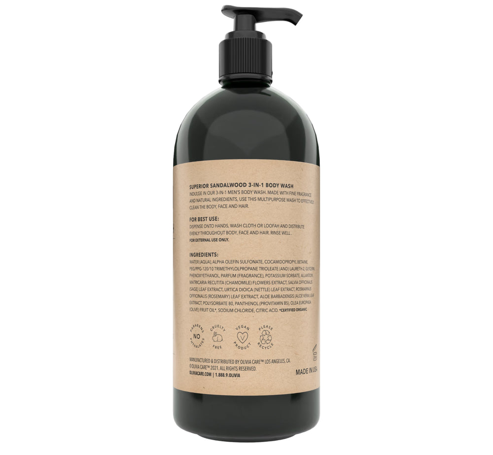 Superior Sandalwood 3-In-1 Body Wash secondary