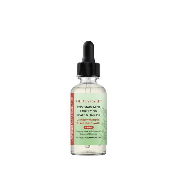 Rosemary Mint Fortifying Scalp & Hair Oil - Light