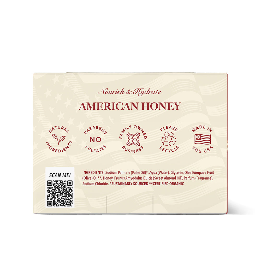 American Honey with Sweet Almond Oil - Set of 3 secondary