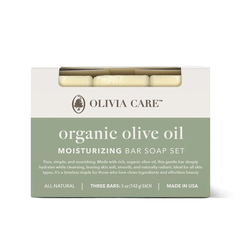 Organic Olive Oil Bar Soap - Set of 3