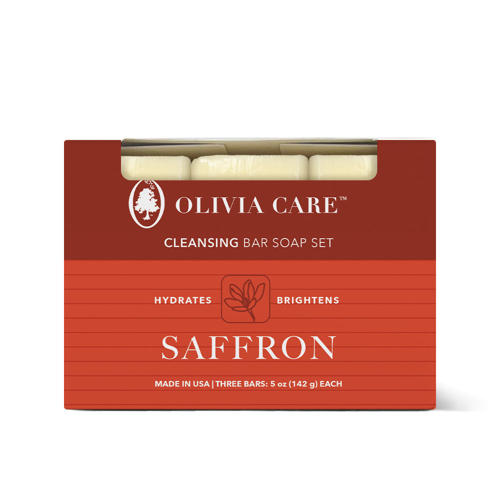 Saffron Bar Soap - Set of 3
