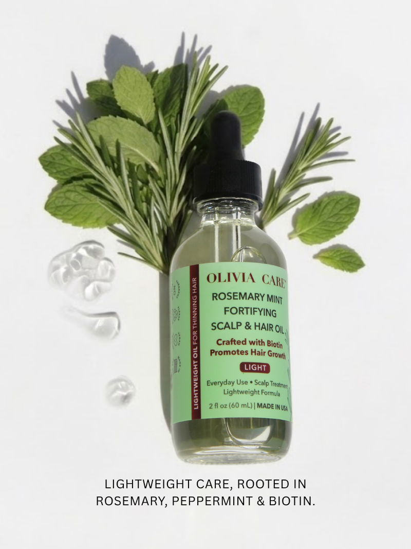 Rosemary Mint Fortifying Scalp & Hair Oil - Light secondary