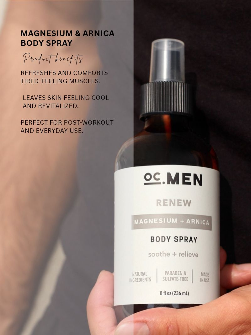 OC MEN Magnesium + Arnica Renew Body Spray secondary