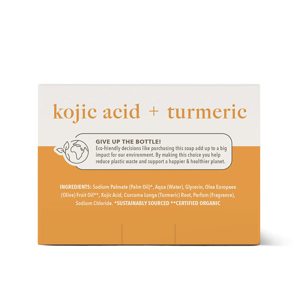 Kojic Acid + Turmeric Bar Soap - Set of 3